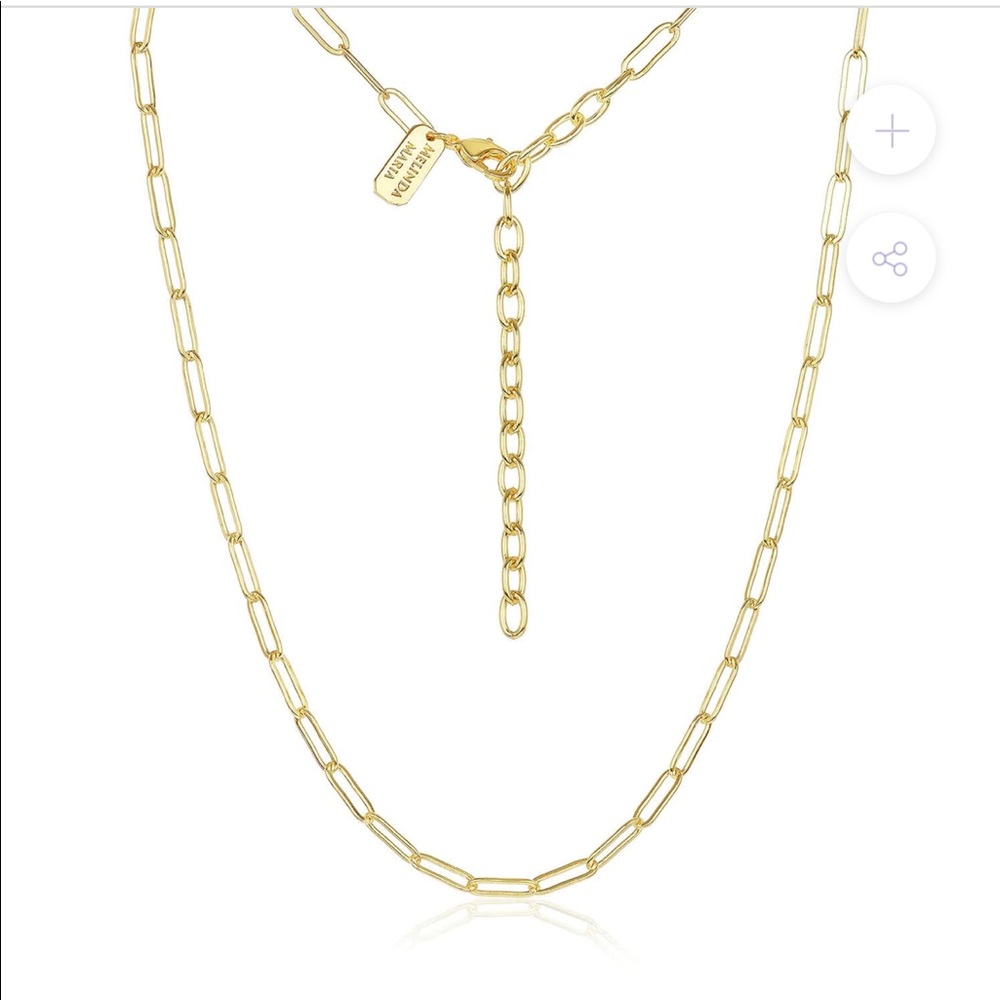 Melinda Marie Baby Samantha Chain Necklace NWOT